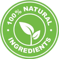 100% natural ingredients seal